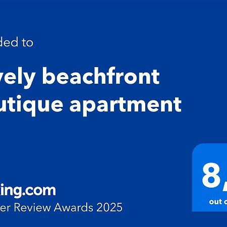 Lovely Beachfront Boutique Apartment Flic-en-Flacq Exterior foto
